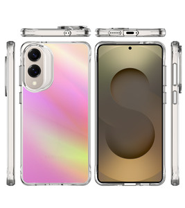 เคสโทรศัพท์เคลือบสีชมพูแบบแข็ง สำหรับ <span class=keywords><strong>Samsung</strong></span> <span class=keywords><strong>Galaxy</strong></span> S25Edge S26 Ultra S25 Plus S24 S23 S22 <span class=keywords><strong>FE</strong></span> ป้องกันการกระแทก - Product Image 1