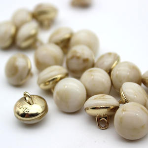 Wholesale Small Fancy Metal Cat-eye Pearl Buttons Round metallic Shine Women's <b>Shirt</b> Crystal Pearl Buttons For Knitted Sweater - Product Image 5