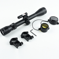 SYQT avcılık optik 3-9X40 kırmızı lazer açık Hunter Equipement dişliler ile Crosshair retikül