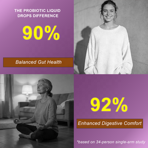 Gotas Líquidas Probióticas 100 Millones de UFC (5 Cepas) 2FL OZ Sabor Original para Adultos Suplemento para la Salud Intestinal y Energía OEM/ODM - Product Image 3