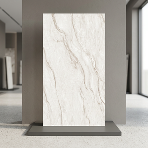 Platinum Bianco Full Body Matte Porcelain Tiles 2x4 Ft Marble Look for Residential Wall Floor Projects - Product Image 2