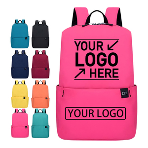 Wholesale Backpack Gift with Customized LOGO Printed Portable Compact Student Schoolbag Men Women Backpack