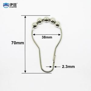 YIWANG Stainless Steel <b>Shower</b> <b>Curtain</b> Ring Accessories for <b>Curtains</b> - Product Image 3