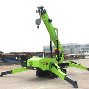 Grue araignée électrique sur chenilles haut de gamme de 2 à 5 tonnes, capacité personnalisable, avec élingue à câble métallique et double alimentation, fabriquée en Chine - Product Image 3