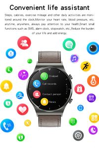 New Arrival GT2 Pro Điểm Ftiness Smartwatch 1.28 "Vòng Màn Hình Trái Tim Tỷ Lệ Oxy Máu Tập Thể Dục Tracker GT3 Thông Minh Đồng Hồ - Product Image 3