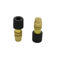 Buse de brumisation en laiton pour serre agricole, système de refroidissement par atomisation, buse de pulvérisation pour tuyau de 8mm