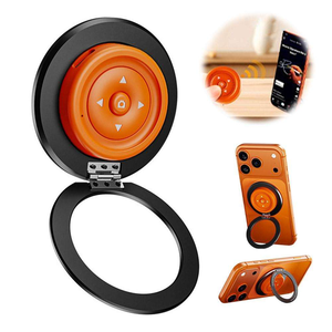 2 in 1 Magnetic <b>Phone</b> <b>Ring</b> <b>Holder</b> With Bluetooth Remote Shutter Foldable <b>Phone</b> Stand For Selfie Video Watching Reading - Product Image 1