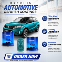 Fabricant de peinture automobile très demandée, distributeurs directs, peinture automobile 1K 2K couleur unie 1K