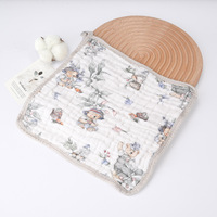 Serviettes de toilette pour bébé en mousseline de coton à prix d'usine, 100% coton gaze, lingettes de bain pour bébé, serviettes en mousseline pour bébé