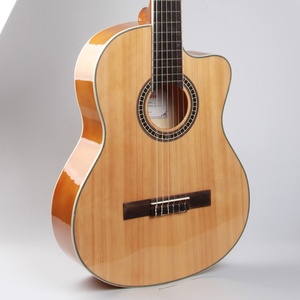 Meilleur <span class=keywords><strong>prix</strong></span> pour la guitare classique électrique Vitesse Classic 39 pouces avec table en épicéa et fond en tilleul, kit pour débutants - Product Image 2
