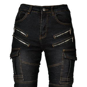 Jeans rétro <span class=keywords><strong>d</strong></span>écontractés pour moto, <span class=keywords><strong>pantalon</strong></span> <span class=keywords><strong>d</strong></span>'<span class=keywords><strong>équitation</strong></span> élastique anti-chute pour femmes, nouveauté - Product Image 5