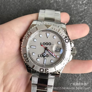 Reloj de Buceo Laojia Gris Yach Master, Reloj Mecánico Automático para Hombre, Luminoso, de Acero Inoxidable con Cristal de Zafiro - Product Image 4