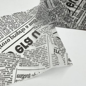 Papier d'emballage biodégradable personnalisé avec logo pour hamburgers, restauration rapide à emporter, résistant à la graisse - Product Image 4