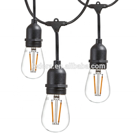 Guirlande lumineuse de décoration à Led S14, imperméable, usage extérieur, féerique, rétro, qualité commerciale, meilleure vente