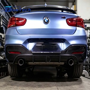 ดิฟฟิวเซอร์กันชนหลังคาร์บอนไฟเบอร์แบบ 3 มิติ สำหรับ BMW F20 LCI M Sport M135i M140i ปี 2015-2019 – ลิ้นกันชนหลังแบบสองช่องลม - Product Image 6