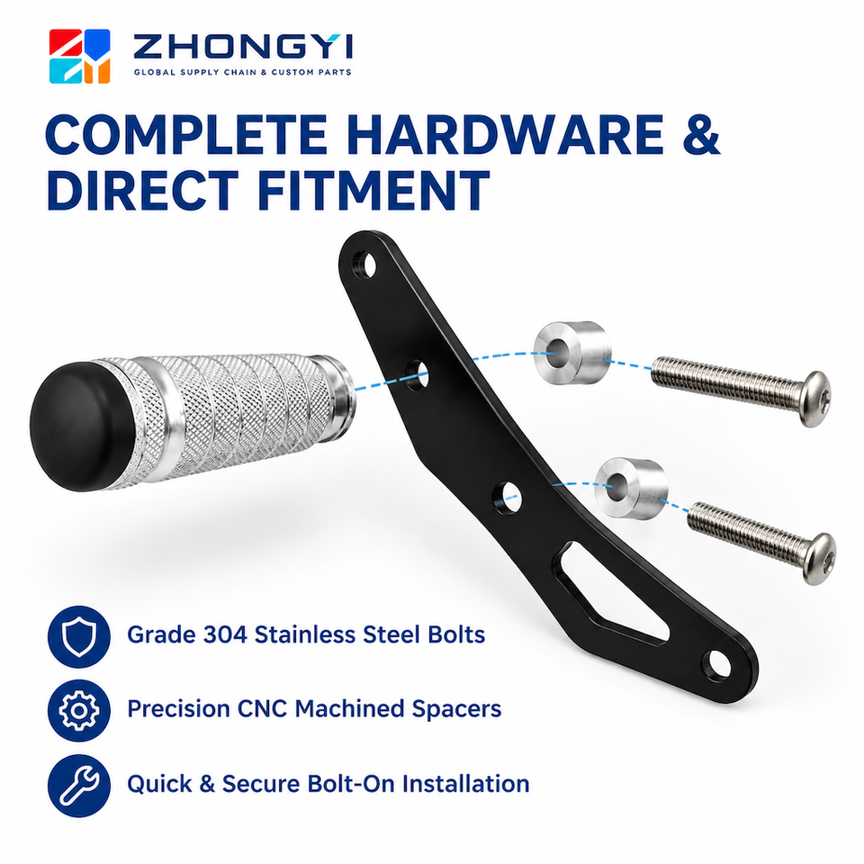 ZHONGYI Custom Yozma IN10 Electric Motorcycle Foot Pedal Lock Single ...
