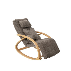 Chaise longue de style nordique avec fonction massage et inclinaison pour la relaxation et les loisirs - Product Image 2