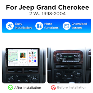 Radio Multimedia con Navegación GPS y Pantalla Táctil Bluetooth Junsun para Jeep Grand Cherokee II WJ 1998-2004 - Product Image 2