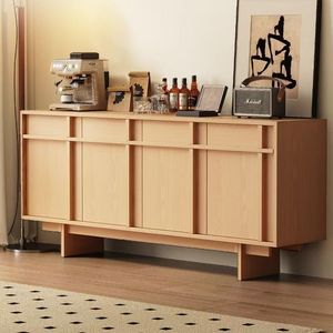 Solid Wood <b>Sideboard</b> 17Mm Eco Friendly <b>Storage</b> Cabinet With Drawers And Doors For Living Room Or Dining Area - Product Image 2