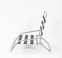 Chaise de plage moderne pour les vacances en plein air, pêche, couleurs rayées, confortable, durable, pliable, légère, portable, sillas de playa