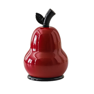 Apple Shape Desktop Organizer Storage Box With <b>Toothpick</b> Cotton Swab Holder For Home Office Decor - Product Image 3