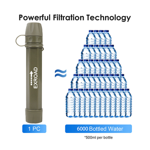 Exroad di động 5000L uống lọc nước rơm hệ thống lọc nước lọc sinh tồn ngoài trời uống lọc nước lọc - Product Image 4