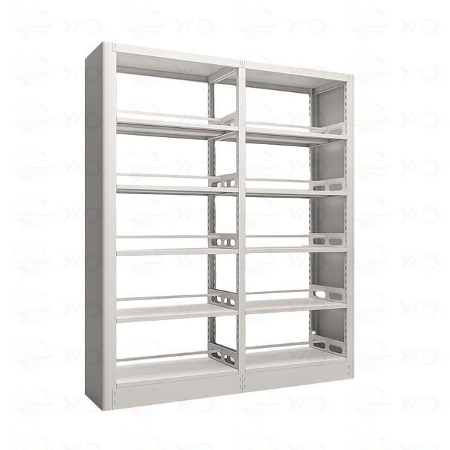 Simple Book File Storage Metal Library Bookshelves White Library Book case Display Rack Kids Book Shelf Storage for Office