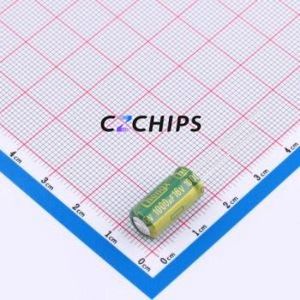 Condensador Electrolítico de Aluminio de Orificio Pasante GR108M016F16RR0VL4FP0, D8xL16mm 1000uF 20% 16V 1.21A-100kHz - Product Image 1