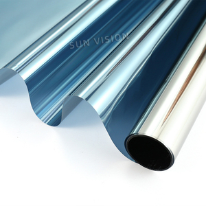 Film d'isolation thermique auto-adhésif pour bâtiment, film anti-reflets pour fenêtres en verre, bâtiment, maison - Product Image 1