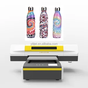 Best selling Xenons a1 6090 2/3/4 i1600 head high quality 2400dpi digital uv flatbed led printer with cylinder printing