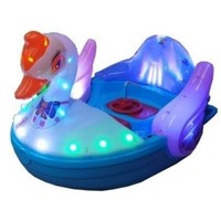 Bateau à pédales électrique en fibre de verre avec éclairage LED en forme de cygne, pour utilisation en intérieur/extérieur, pour parcs d'attractions et lacs