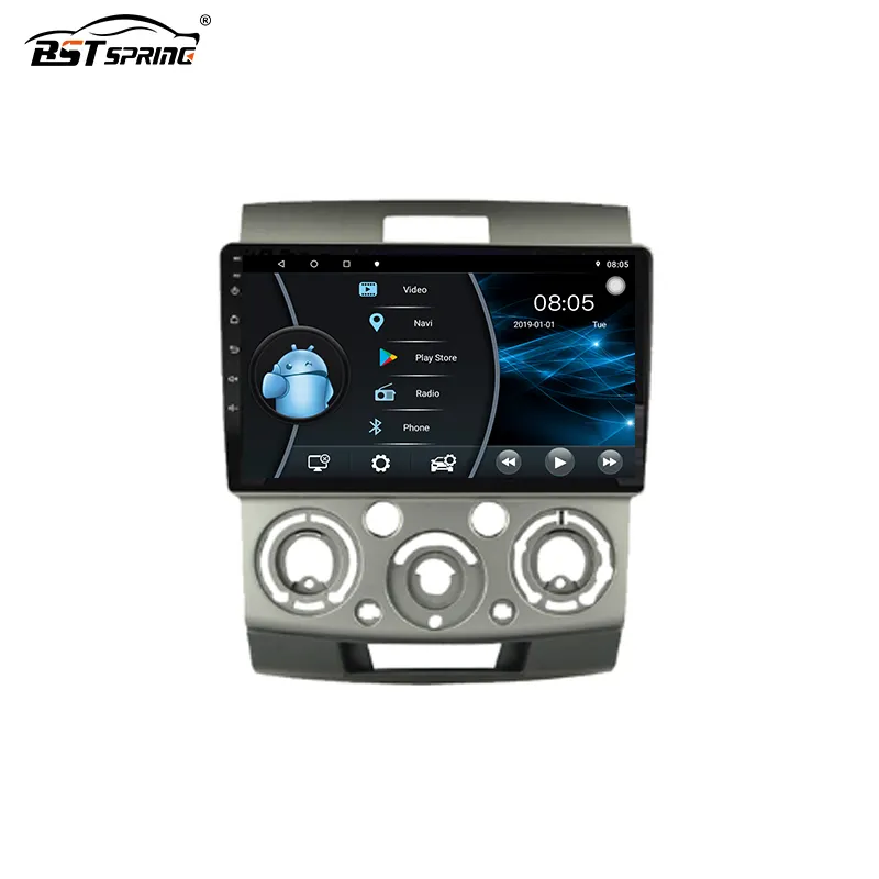 Android Autoradio Auto Gps Navigatie Multimedia Dvd-Speler Voor Ford Everest Ranger Mazda BT-50 Bt50 2006-2010 Autoradio