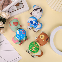 Jouet écologique pour chien en peluche Teddy Corgi Print Pony Bite Resistant Molar Artefact Interactive Pet Vocal Supplies