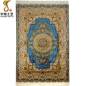 Nanyang Yuxiang Christmas Decorations Luxury Silk Persian Hand Made Carpet