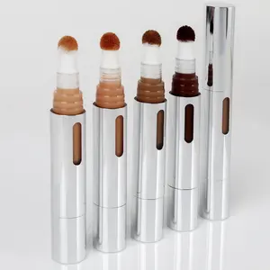 New Under Eye Face Concealer mit vollständiger Abdeckung Private Label Vegan Creamy Foundation Benutzer definiert Ihr eigenes Logo auf Makeup Liquid Concealer