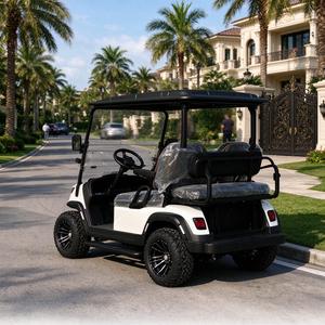 Carrito de Golf Eléctrico de 4 Pasajeros con Color Personalizado, Carrito de Golf Todoterreno de Litio con Suspensión Independiente y Pantalla Grande con Audio - Product Image 1