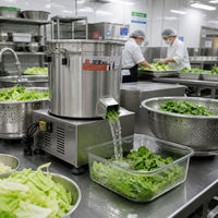 Équipement de cuisine de restaurant en acier inoxydable personnalisé Chumart - Ensemble complet de machine simple pour l'essorage des légumes