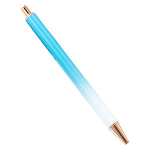 Personalized Glitter Ballpoint Metal Click Pen Custom Logo Promotional Gift for Office or Bulk Orders - Product Image 1