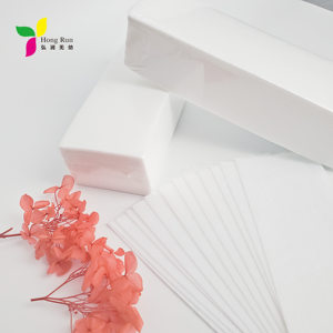 20 pièces de bandes de <span class=keywords><strong>cire</strong></span> dépilatoires en tissu non tissé 100% polyester blanc 7*20cm pour hommes et femmes, corps, jambes, <span class=keywords><strong>sourcils</strong></span> - Product Image 4