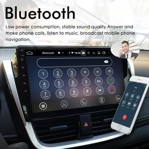 Autoradio stéréo Android 13 avec CarPlay et commande vocale IA 8+128 Go pour Toyota Vios (2013-2017) Yaris SE, navigation GPS, lecteur multimédia vidéo - Product Image 2