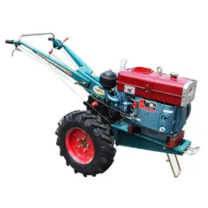 Motocultor cultivador de motor de 12HP, 15HP y 18hp, tractor de dos ruedas para caminar detrás del tractor a Zimbabue