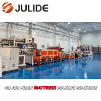 Ligne de production de matelas à ressorts POE 4D à faible coût, machine de fabrication de matelas pour adultes en fibres d'air polymères POE