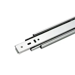 Accesorios de hardware 45mm extensión completa rodamiento de bolas cajón deslizante guías de cajón para gabinete