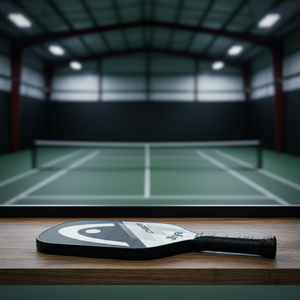 Paleta de Pickleball Jiya Cyber Elite, Superficie de Fibra de Vidrio, Color Negro/Blanco, Peso 230g, para Niveles Principiantes a Intermedios - Product Image 2