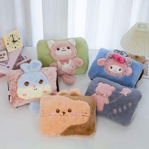 Bolsa de agua caliente eléctrica, bonito diseño de felpa de dibujos animados, apagado automático, bolsa de mano cálida para bebé, Material de PVC sostenible al por mayor - Product Image 2