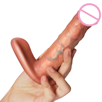 Libo Realistischer Silikon-Dildo-Vibrator mit Fernbedienung, stoßendes Sexspielzeug für Frauen, Künstlicher Penis-Dildo