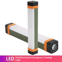Lampe d'urgence LED rechargeable pour extérieur, étanche IP65, pour camping et travaux d'entretien, avec commande par bouton