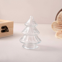 Porte-bougie en verre transparent avec bordure dorée de luxe pour la fabrication de bougies aromatiques et personnalisées, décoration d'intérieur