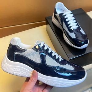 Chaussures pour hommes en cuir rétro de haute qualité, chaussures de sport respirantes en maille tendance pour toutes les saisons - Chaussures de luxe de créateur pour le printemps - Product Image 1