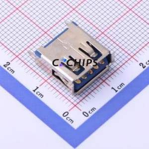 KH-3.0AF180ZJ-13.7JB USB Connector Through hole Component (THT) Connector Type-A USB 3.0 Female Through Hole - Product Image 1